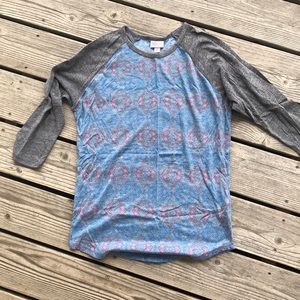 LuLaRoe Randy Raglan Top, Pastel